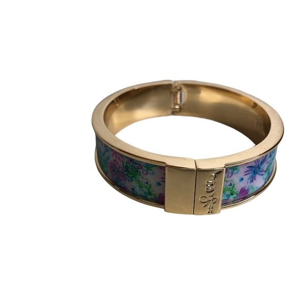 Lilly Pulitizer Bangle Bracelet Photodome Madevilla Baby Magnetic Valentine Gift - Picture 2 of 12